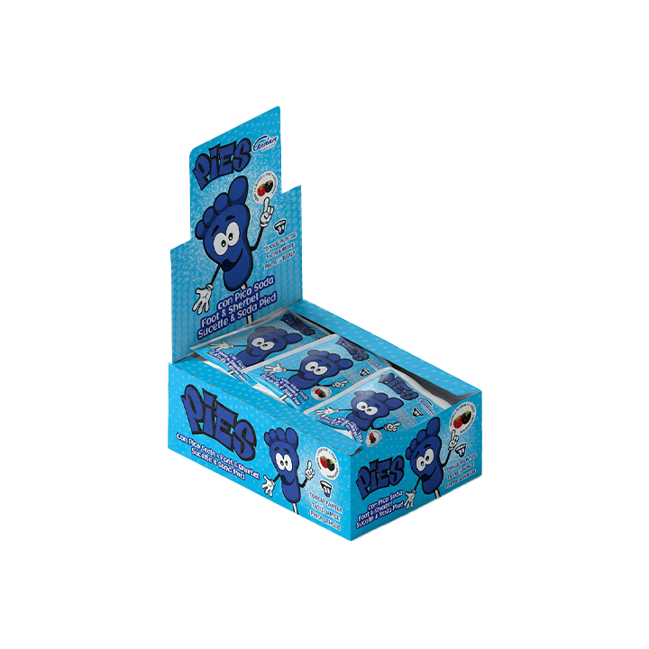 Cerdán Piruleta Voet Pica Soda 20 g (40 stuks) | Distribución Mayorista