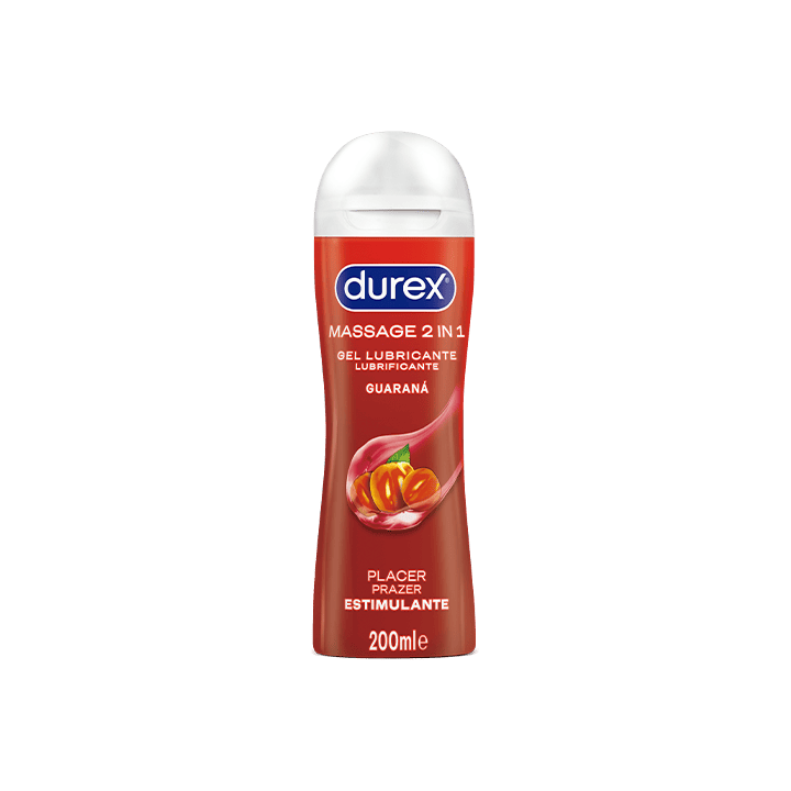 Durex Play Massage 2 en 1 Guaraná Gel 200ml - Distribución Mayorista
