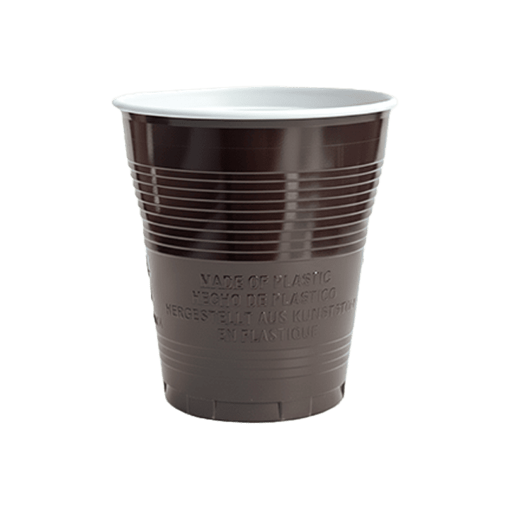 Bicchiere Plastica Marrone Vending 160 ml | Distribucion Mayorista