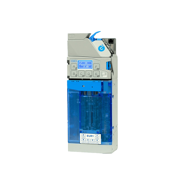 NRI Currenza C2 blue coin acceptor second hand - Distribución Mayorista