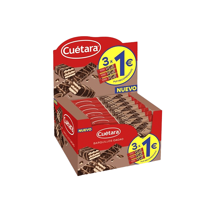 Cuétara Kakao-Waffelröllchen 2 Riegel 21 g