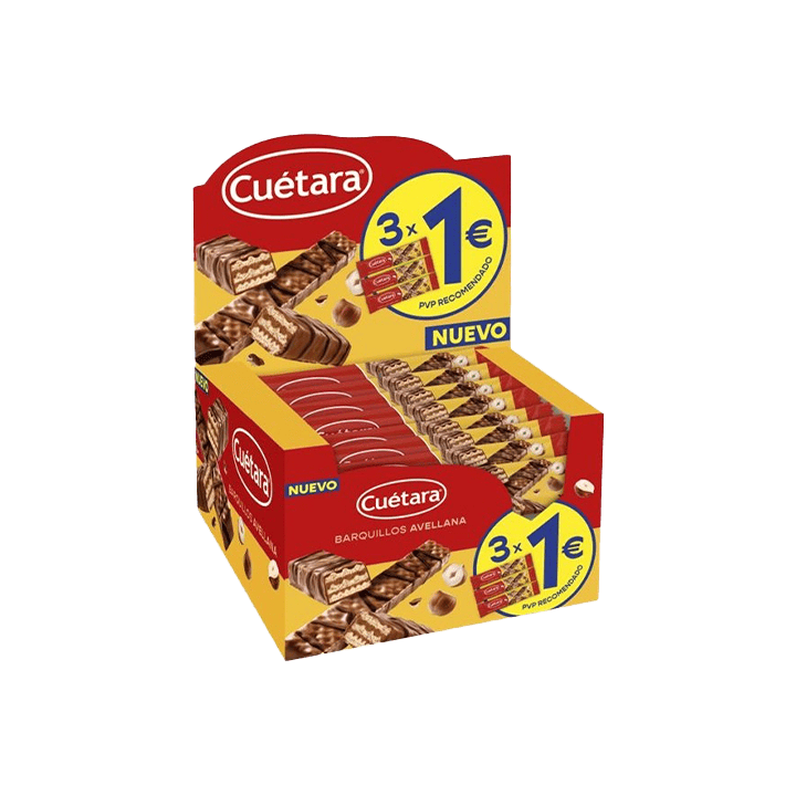 Cuétara Haselnusswaffeln | Distribución Mayorista