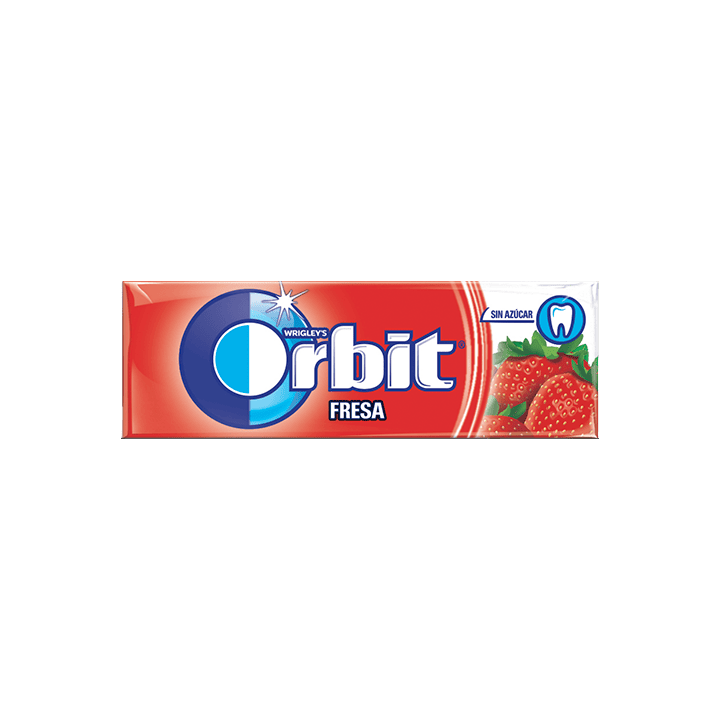 Orbit Dragee Strawberry 14g National - Distribución Mayorista