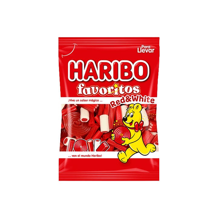 Haribo Favorites Red & White 90 g | Distribución Mayorista