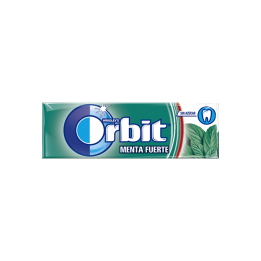 Orbit Gragea Menta Fuerte 14g-Distribución Mayorista