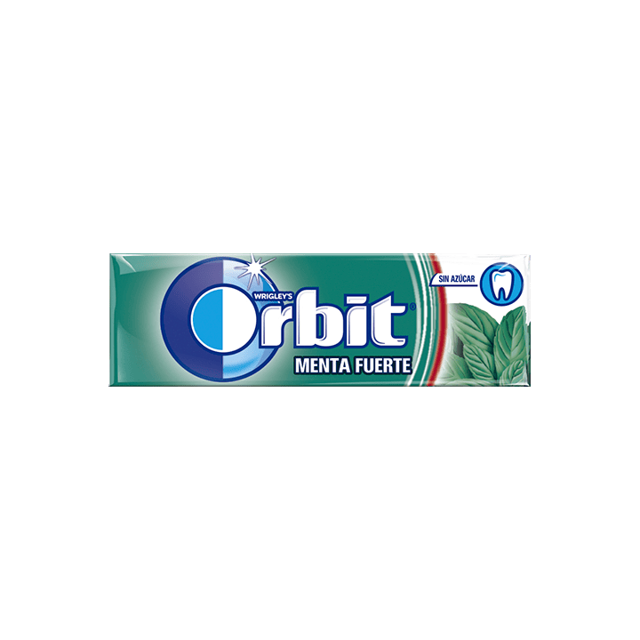 Orbit Dragée Menthe forte 14g - Distribución Mayorista