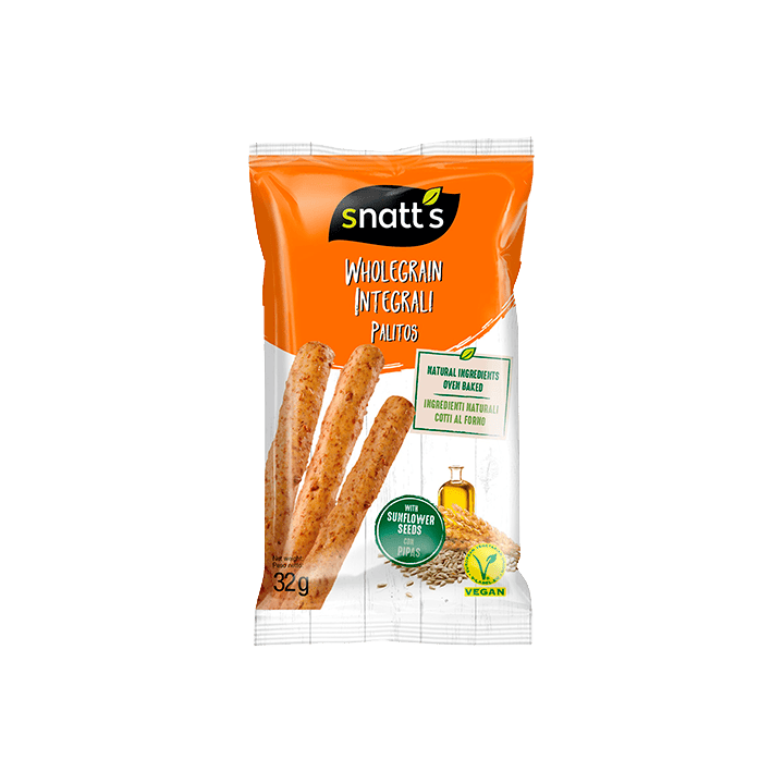 Volkoren Broodstengels Snatt's 32 g | Distribución Mayorista