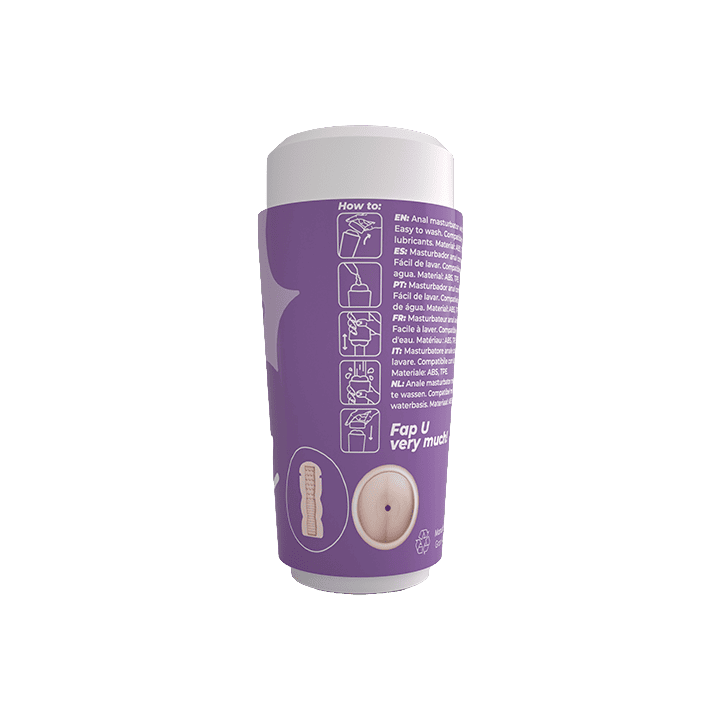 Masturbateur masculin Fappucino Anal | Distribución Mayorista