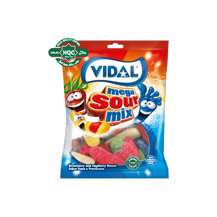 Megasurtido Ácido Halal 90 g Vidal | Distribución Mayorista