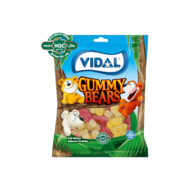 Oursons en gélifiés Halal 90 g Vidal | Distribución Mayorista