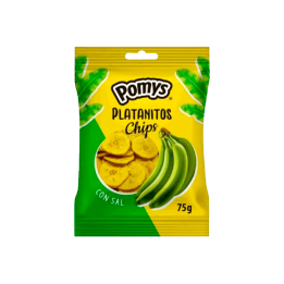 Platanitos bananenchips met zout 75 g Pomys | Distribución Mayorista
