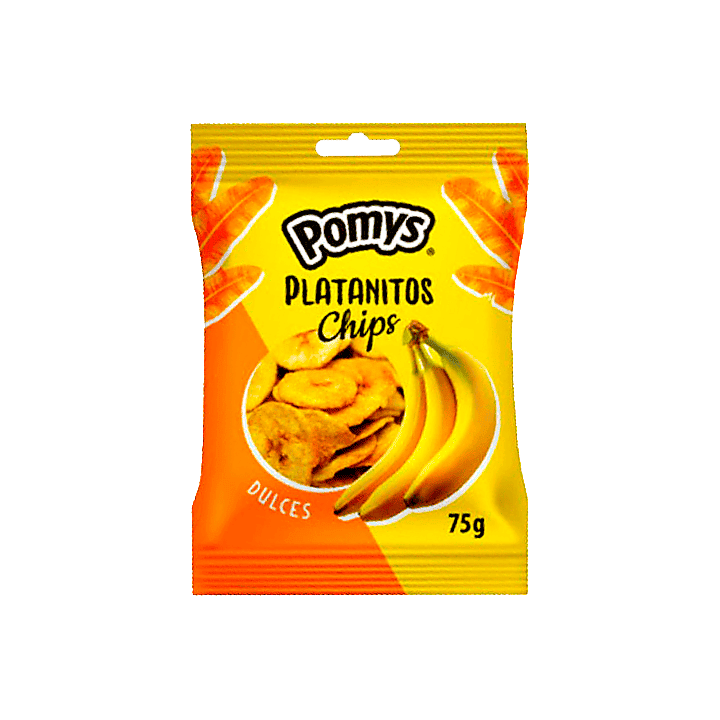 Platanitos Chips Dulces 75 g Pomys | Distribución Mayorista