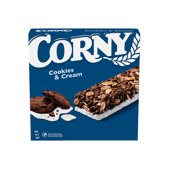 Koek- en crèmereep 6 x 23 g Corny | Distribución Mayorista