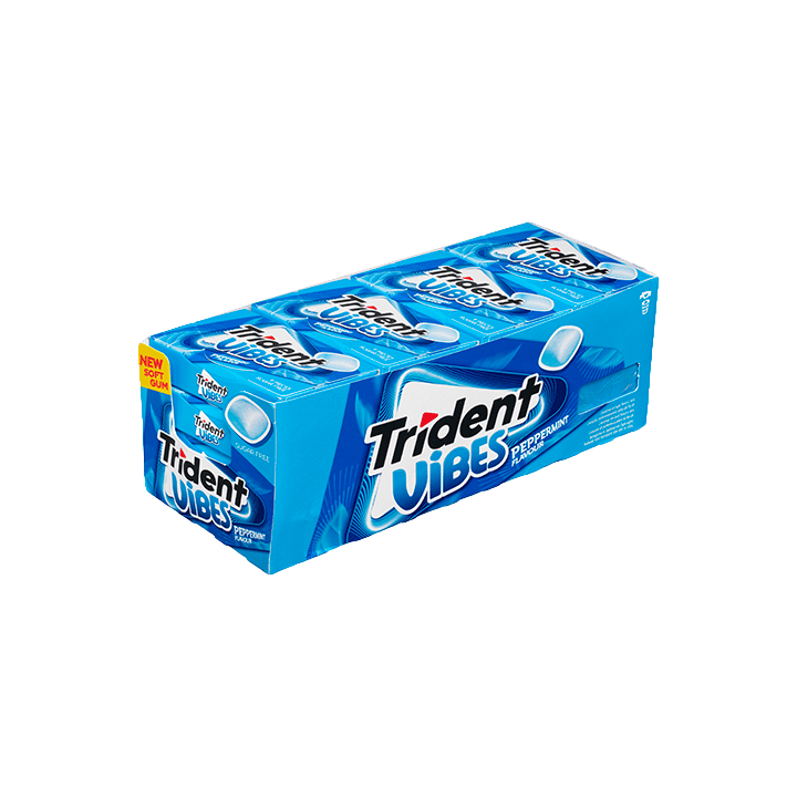 Chewing Gum Trident Vibes Menta 21 g | Distribucion Mayorista