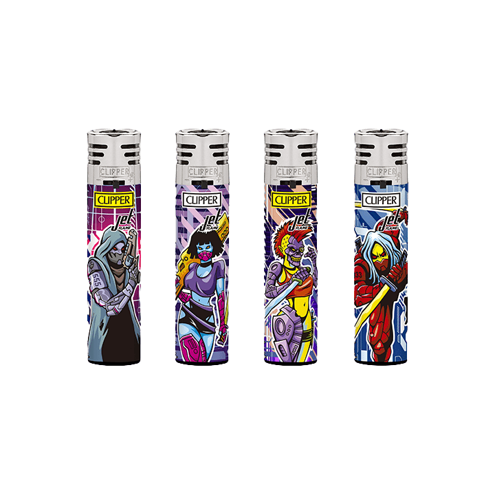 Jet Flame Clipper Lighter Model Assortment - Distribución Mayorista