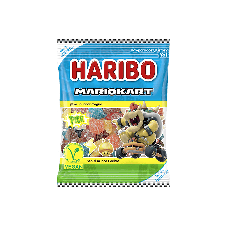 Haribo Gominolas Pica Mario Kart 80 g | Distribucion Mayorista