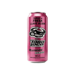 Toro Loco saure Erdbeere 500 ml | Distribucion Mayorista