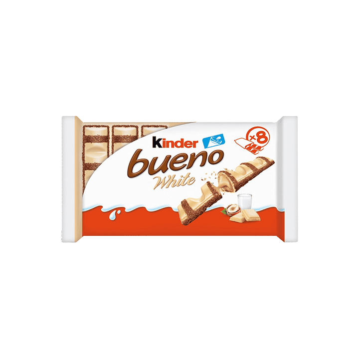 Kinder Bueno Branco 39 g T8 | Distribucion Mayorista