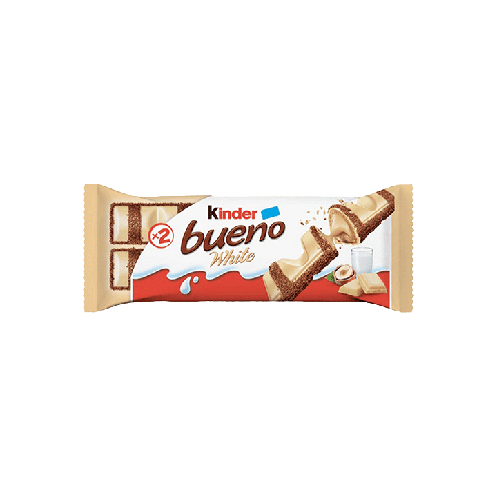 Kinder Bueno Weiß 39 g T8 | Distribucion Mayorista