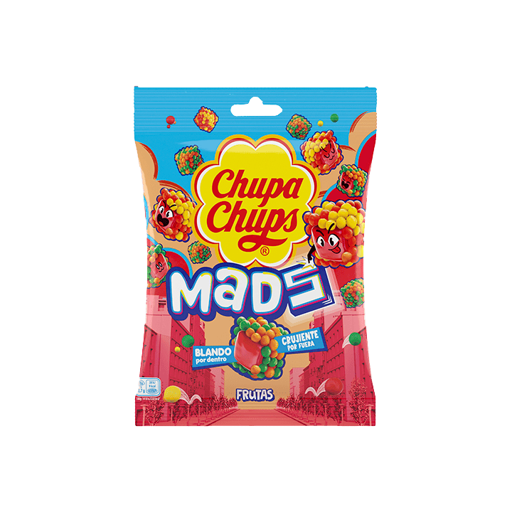 Chupa Chups Mads Frutas 115 g | Distribucion Mayorista