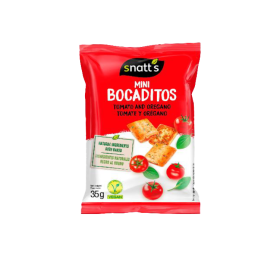 Snatt's Mini Bocconcini Pomodoro e Origano 35 g | Distribución Mayorista