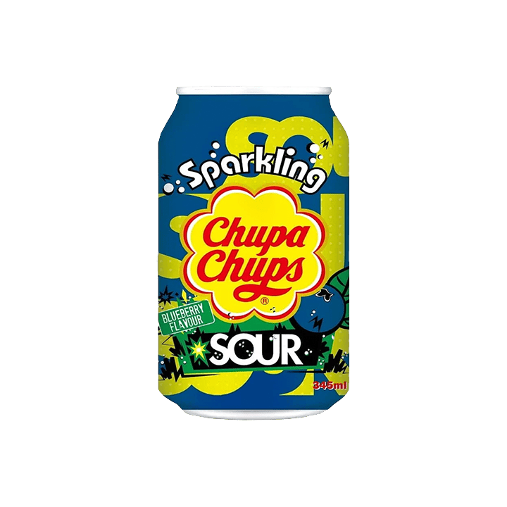 Chupa Chups Sour Blueberry Soft Drink 345 ml Chupa Chups | Distribución Mayorista