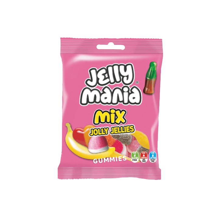 Jelly Mania Mix Jolly Jellies Halal 100 g Jake | Distribución Mayorista