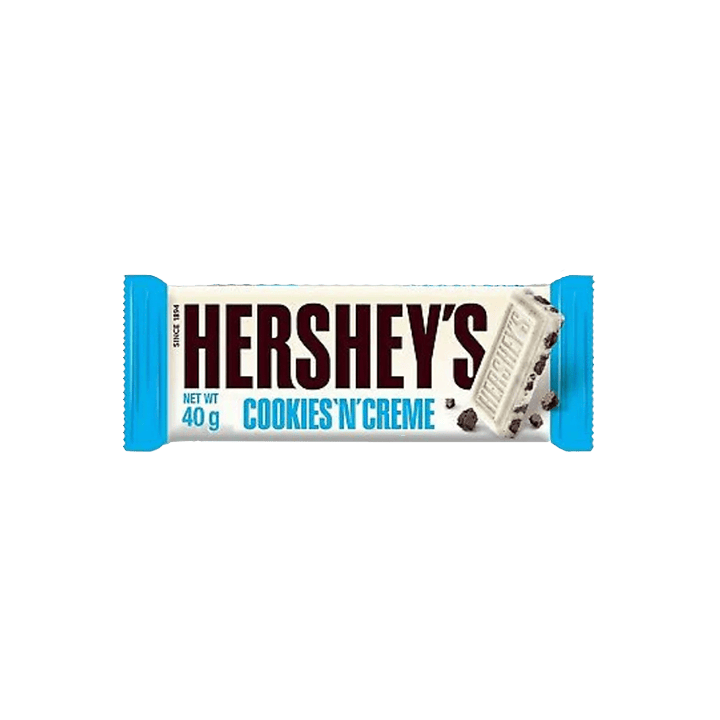Tableta Hershey's Galletas y Crema 40 g | Distribución Mayorista