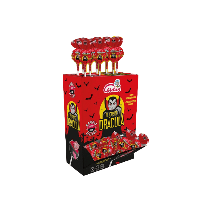 Lolly Graaf Dracula 17,3 g Cerdan Caramelos | Distribucion Mayorista