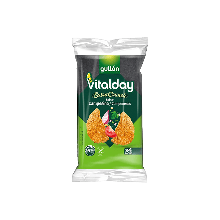 Vitalday Crunch Camponesa 93 g Gullón | Distribucion Mayorista