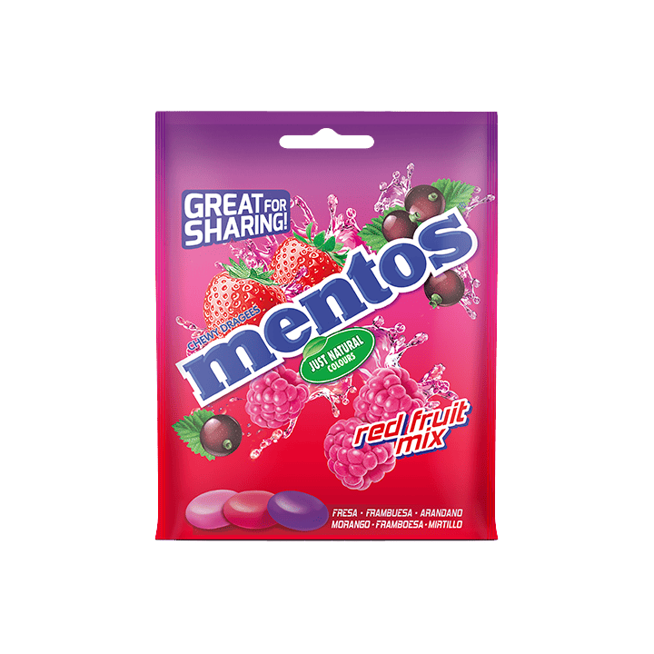 Mentos Mistura de Frutos Vermelhos 160 g | Distribucion Mayorista