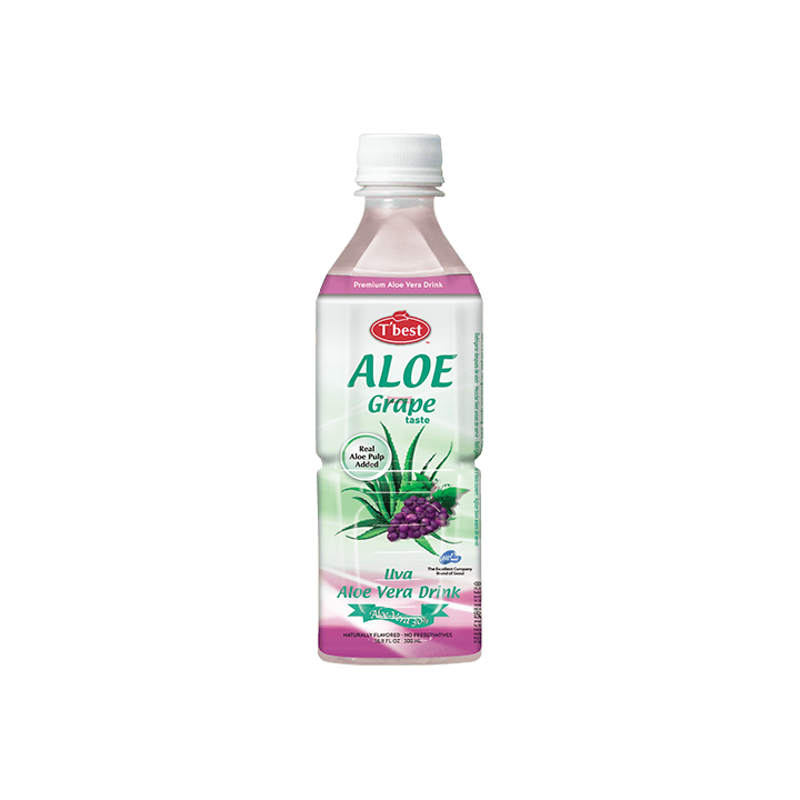 Lotte Aloë Vera Drank Druif 500 ml | Distribución Mayorista