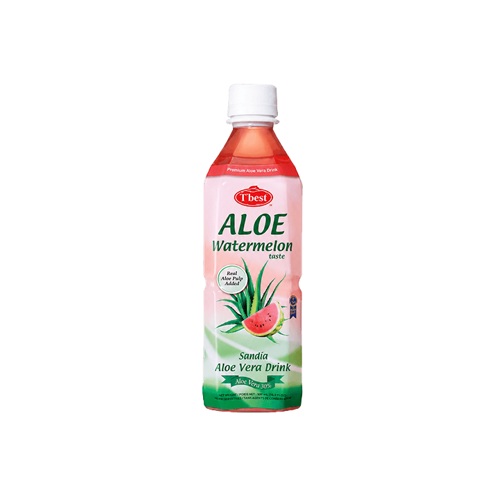 Bebida Aloe Vera Melancia 500ml Lotte - Distribución Mayorista