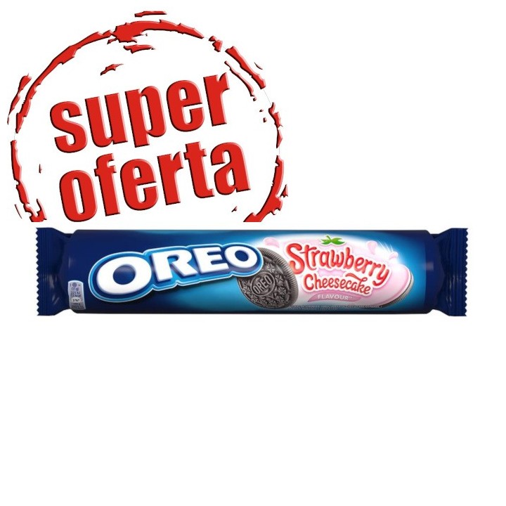 Oreo Rouleau gâteau au fromage aux fraises 154g-Distribución Mayorista
