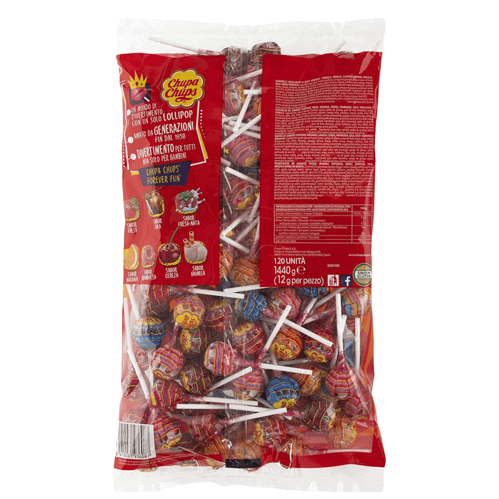 Chupa Chups 120 Einheiten – Großhandelsvertrieb