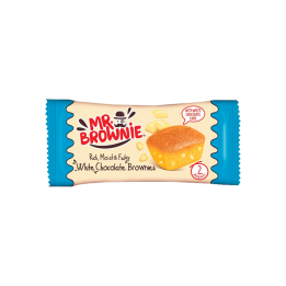 Brownie Chocolate Blanco 50g Mr Brownie - Distribución Mayorista