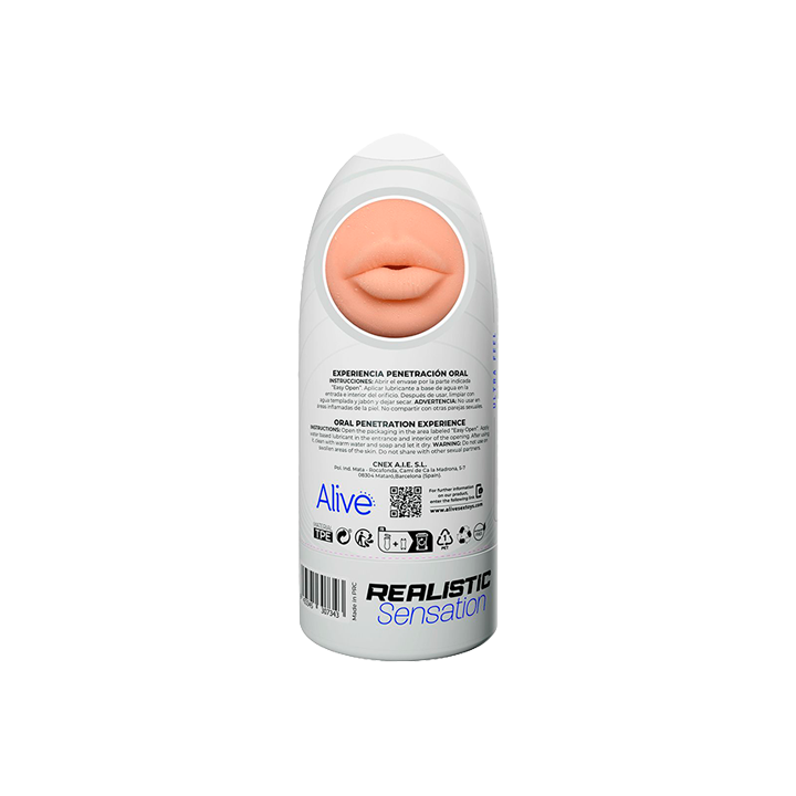 Masturbador Boca Super Realistic Alive - Distribución Mayorista