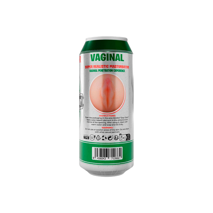 Masturbador Vaginal Super Realístico Cerveza