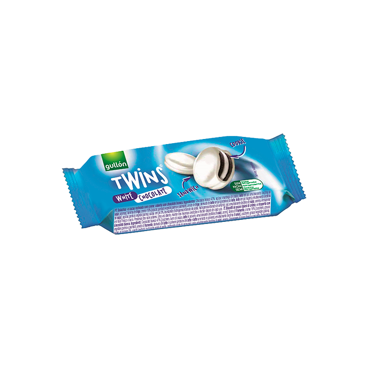Twins Witte Chocolade 42g Gullón | Distribución Mayorista