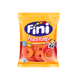 Aros Melocotón 90g Fini-Distribución Mayorista