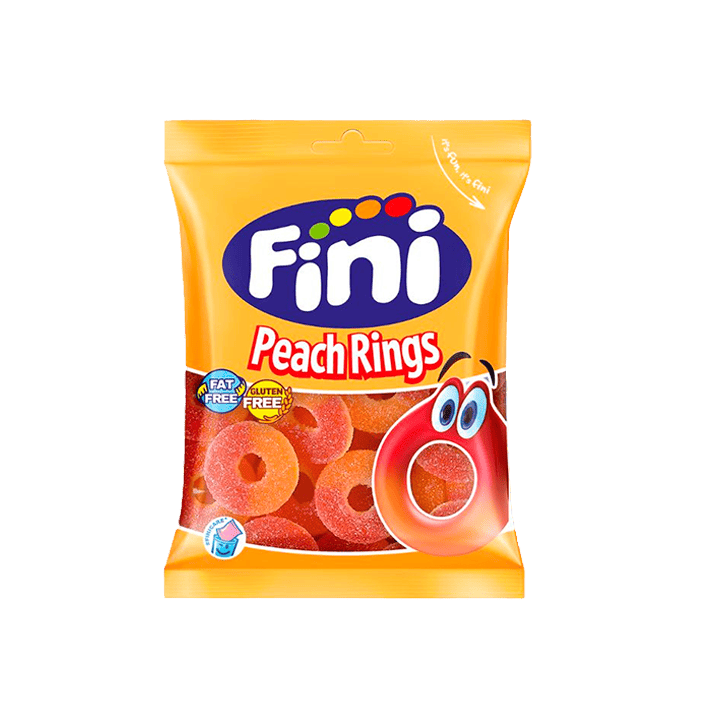 Aros Melocotón 90g Fini-Distribución Mayorista