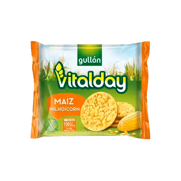 Vitalday Maïswafels 27,2 g | Distribución Mayorista