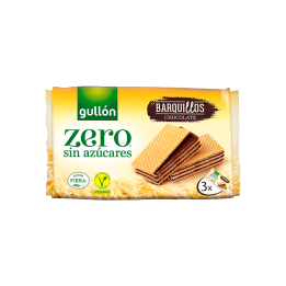 Chocoladewafels Gullón ZERO Zonder Toegevoegde Suiker 60 g | Distribución Mayorista
