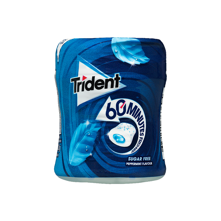 Trident 60 Minuten Munt 68,2 g | Distribucion Mayorista