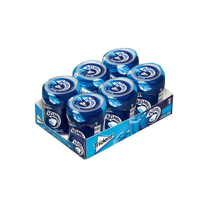 Trident 60 Minuten Munt 68,2 g | Distribucion Mayorista