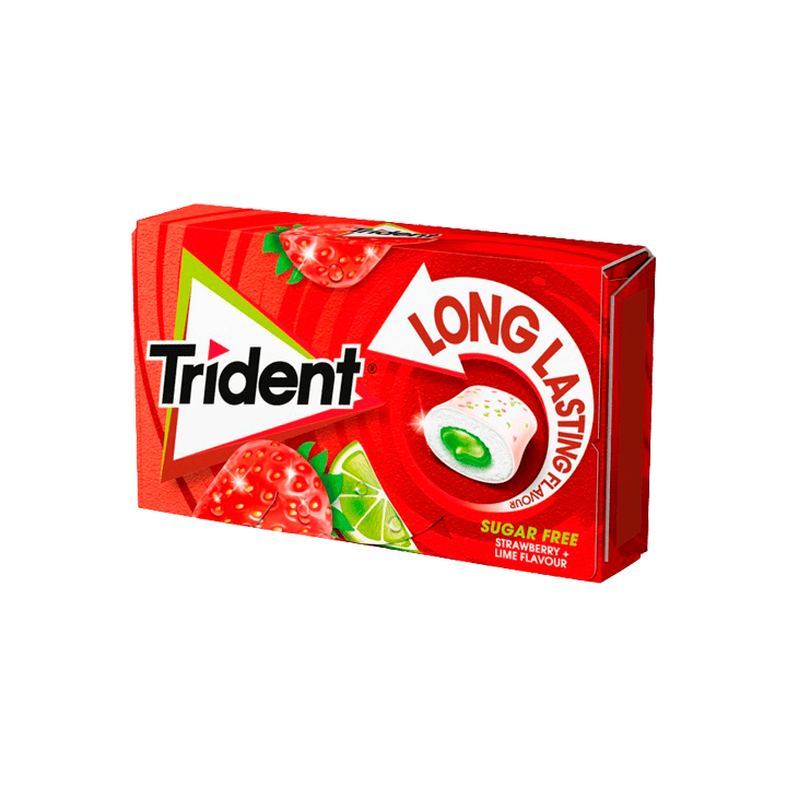 Trident Max Splash Aardbei Limoen 22 g Mondelez | Distribucion Mayorista