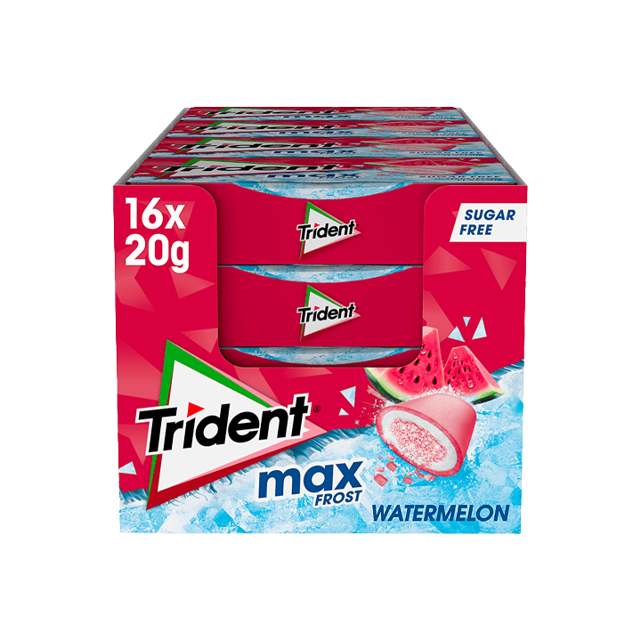 Trident Max Sandía Gragea 20g - Distribución Mayorista
