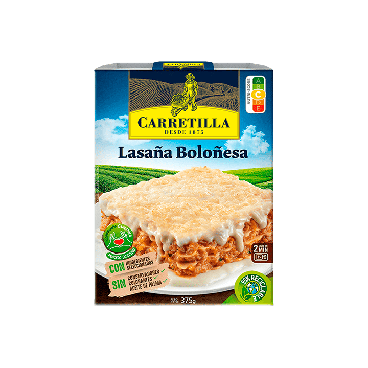 Lasagne Bolognese 375g Carretilla-Distribución Mayorista
