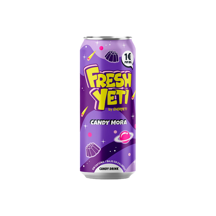 Freshyeti Candy Mora 500 ml €1 gemarkeerd-Distribución Mayorista