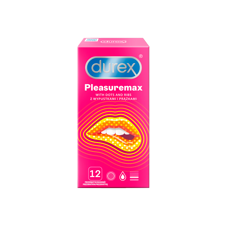 Durex Pleasuremax 12 Stk.- Distribución Mayorista